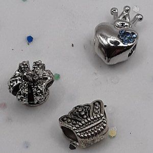 Crowns A Variety Of 3 Tibetan Antique Silver Alloy For European Style Bracelets